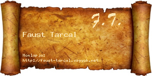 Faust Tarcal névjegykártya